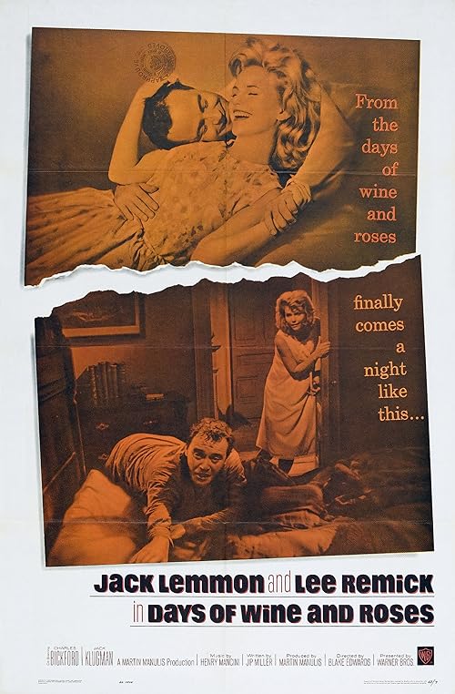 دانلود فیلم Days of Wine and Roses 1962 با زیرنویس فارسی چسبیده